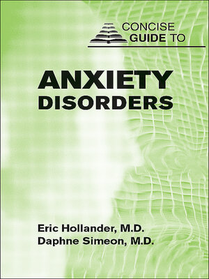cover image of Concise Guide to Anxiety Disorders